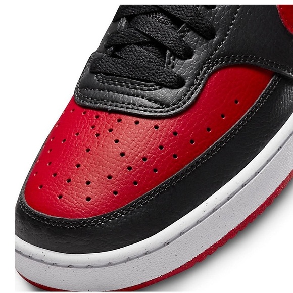 Nike Court Vision Men's Shoes University Red White - Picture 5 of 7